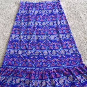 Roxy boho ruffle hem skirt 10